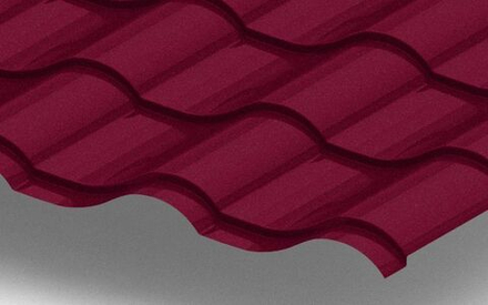 Металлочерепица Монтерроса VikingMP-Е 0.5мм 3005-Красное вино