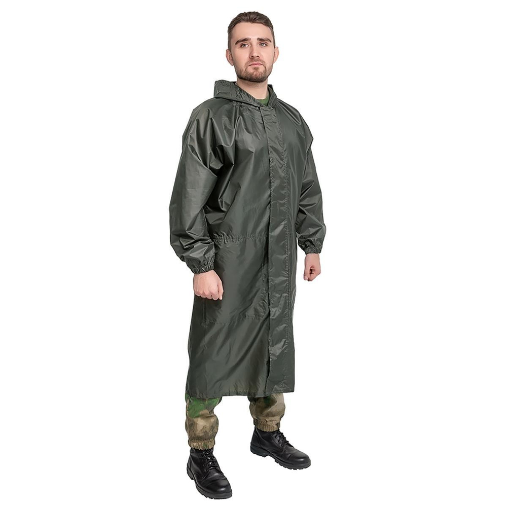 Плащ ветровлагозащитный, цв.зеленый р.60 (T-PL-VVZ-5XL-002) Helios