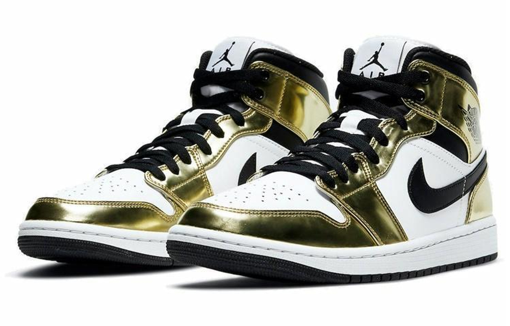 Кроссовки Jordan Air Jordan 1 Mid Se "Metallic Gold"