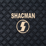Ковры Shacman X-3000 рестайлинг (экокожа, черный, бежевый кант, бежевая вышивка)