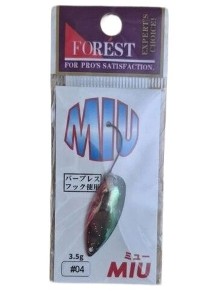 Блесна MIU Forest микроколебалка весом 3.5 #04
