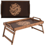 Поднос на ножках 30*50*7,5см «Лунный Дракон»