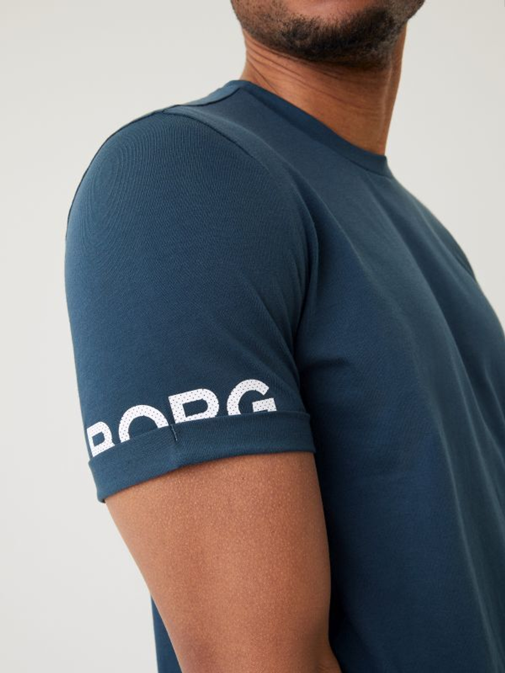 Мужская теннисная футболка Björn Borg Borg Breeze T-Shirt - navy