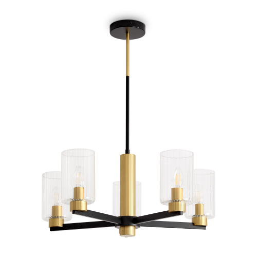 Люстра на штанге Freya Ombre FR2051CL-05BBS