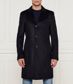 Хлопковое пальто Hyde BOSS BLACK - темно-синий(50525739)