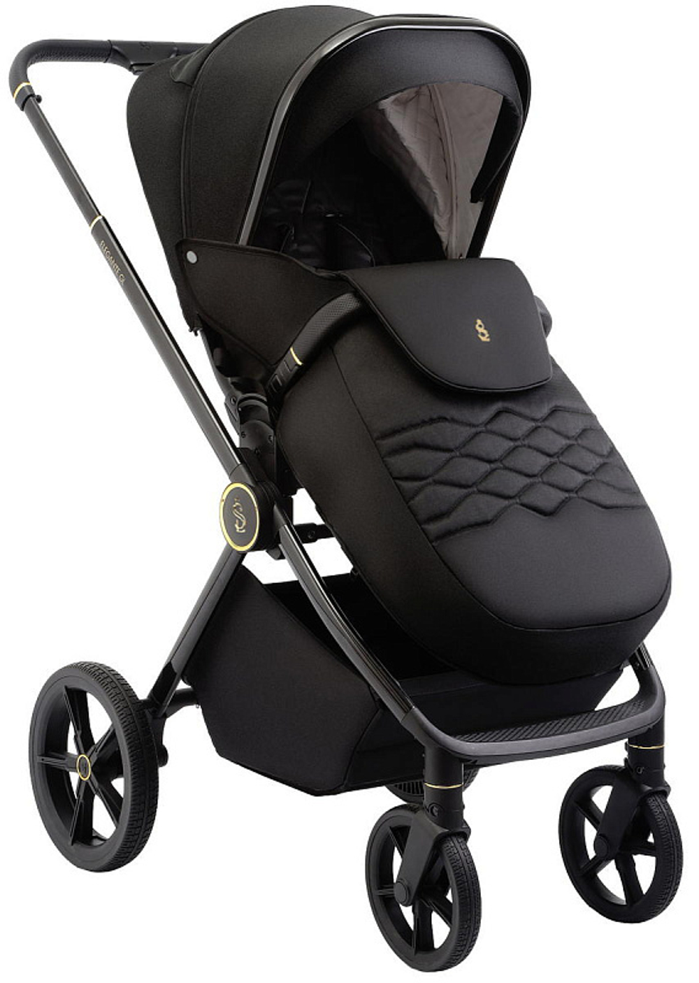 Детская коляска Sweet Baby Elegante 3 в 1 SBL GL Black