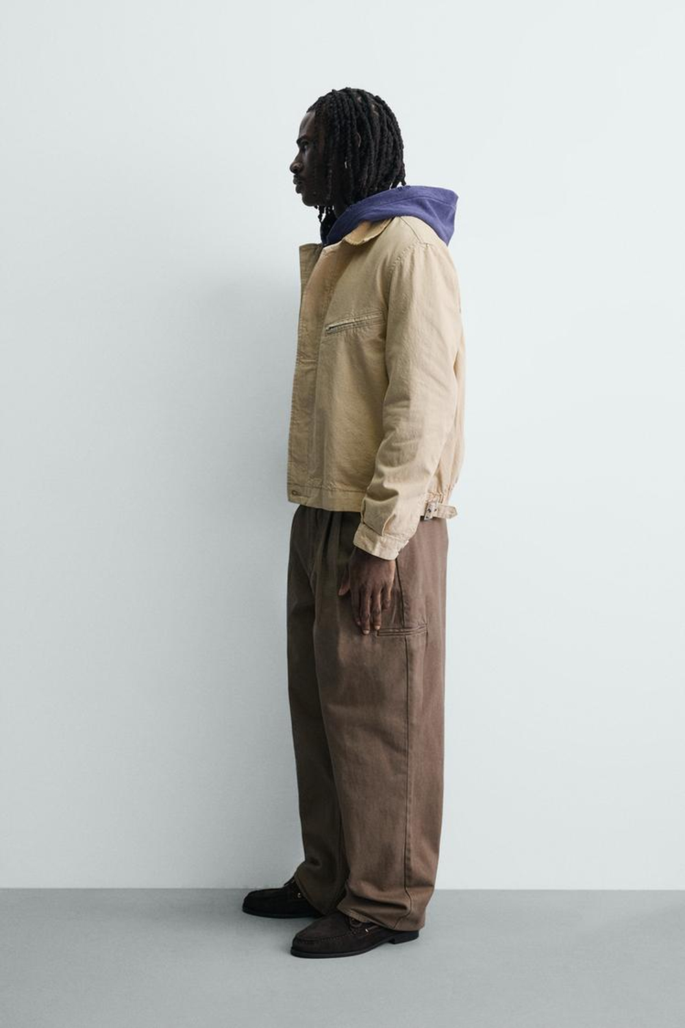 ZARA УКОРОЧЕННАЯ КУРТКА С ВЕЛЬВЕТОВЫМ ВОРОТНИКОМ, ЯИЧНО-ЖЕЛТЫЙ