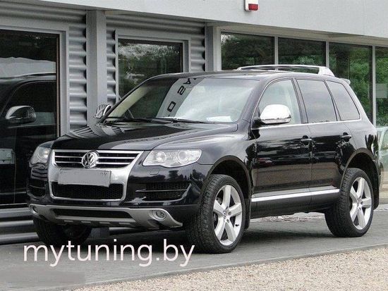 Накладка переднего бампера VW Touareg