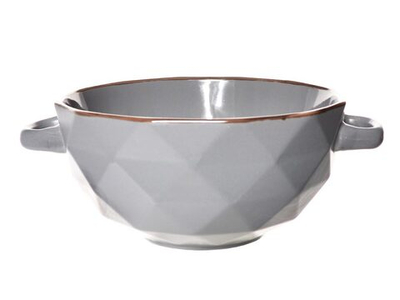 Набор бульонниц 4 предмета 630мл на подставке "Стиль" (84860)