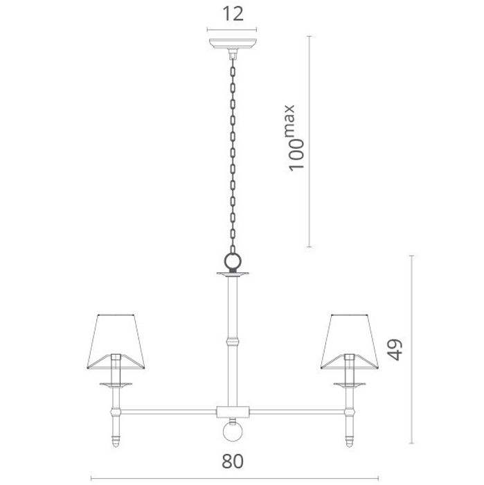 Подвесная люстра Divinare 1162/01 LM-8