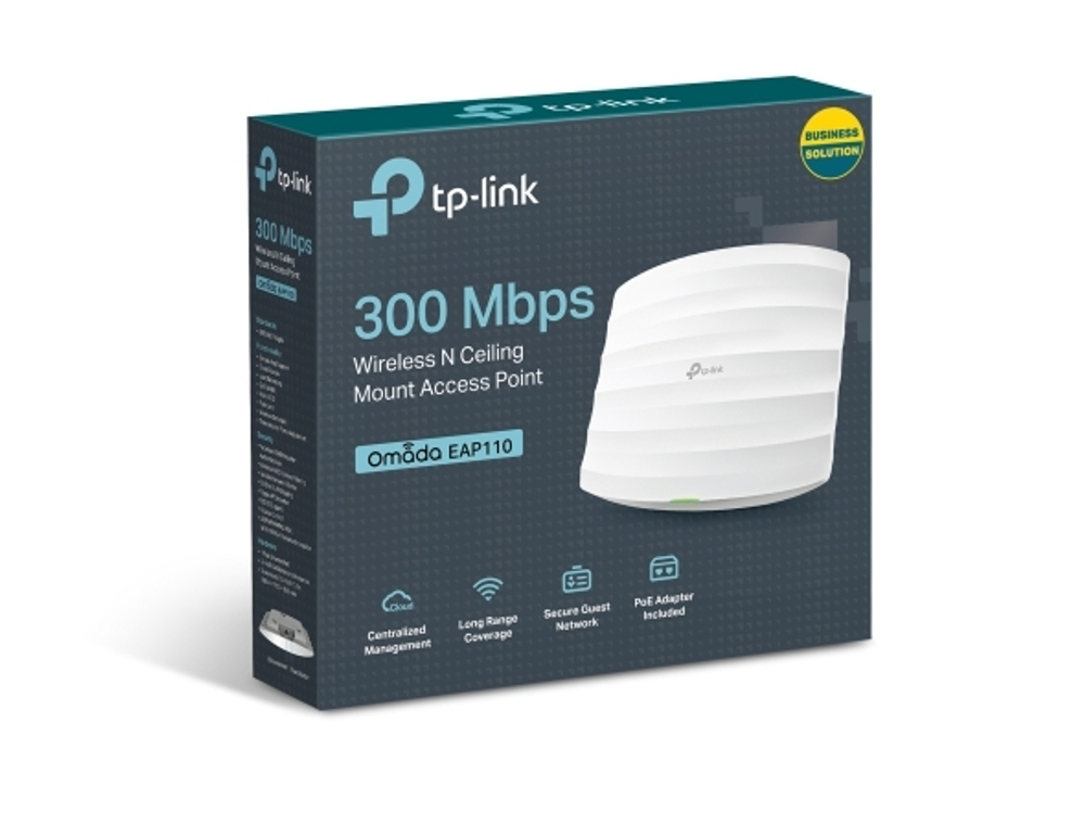 TP-Link EAP110 Потолочная точка доступа Wi-Fi N300