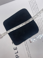 Термоаппликация "BLITZ" Термозаплатка "квадрат" №2 8х8 см 2-02-05 вельвет черный