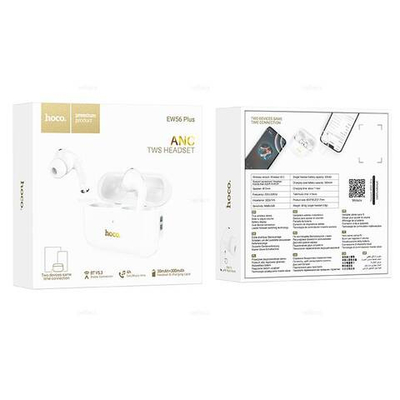 Беспроводные наушники ANC Hoco EW56 Plus (white)
