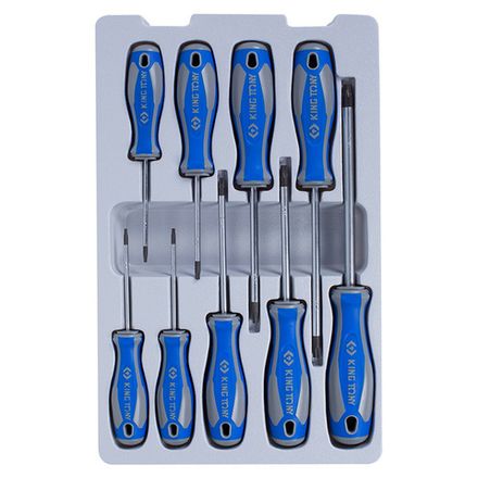 Цена на KING TONY (30309PR) Набор отверток (TORX с отверстием) 9 предметов