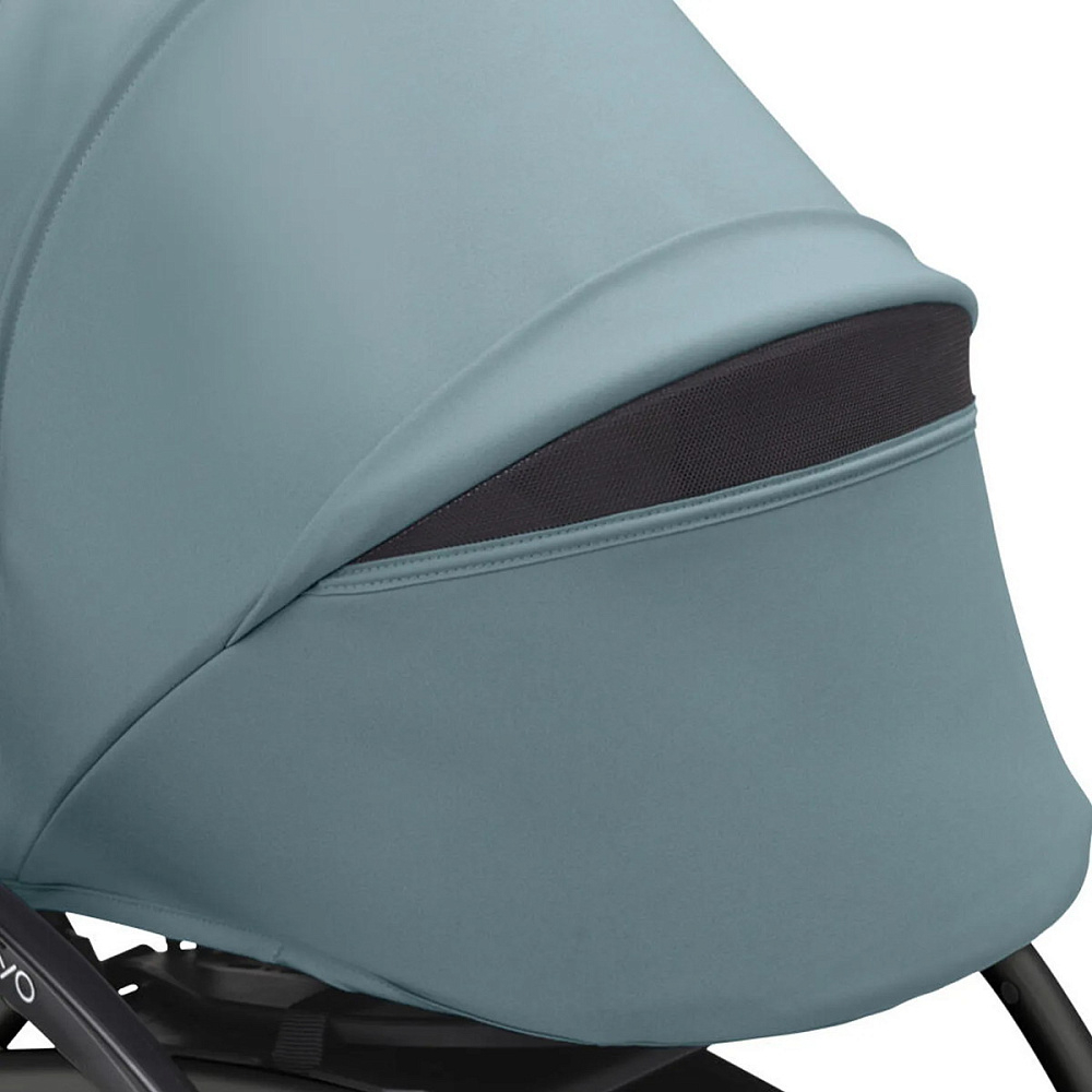 Коляска Stokke YOYO3 Newborn Shell - Newborn Pack рама чёрная Black 2 в 1 Aqua