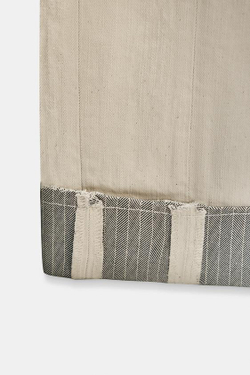 ZARA ДЖИНСЫ RELAXED СО СРЕДНЕЙ ПОСАДКОЙ — ZW COLLECTION, ЭКРЮ