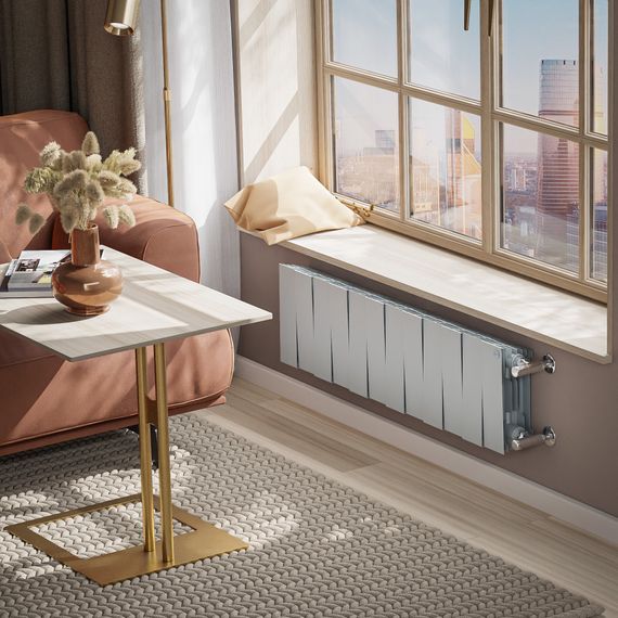 Радиатор биметаллический Royal Thermo PianoForte 200 Серебристый - 12 секц. — (5)