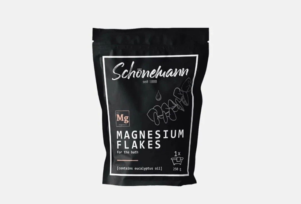 "Schonemann" Магниевые хлопья для ванн (с эфирным маслом эвкалипта), 250г