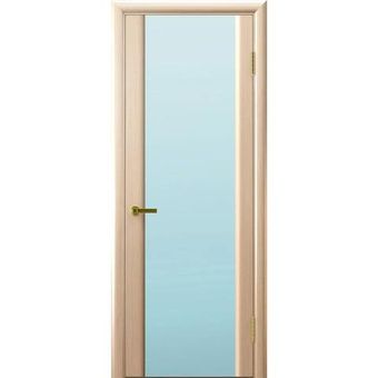Межкомнатная дверь шпон Legend Синай 3 белёный дуб остеклённая