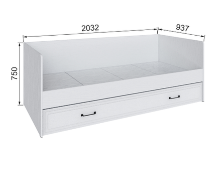 Кровать с дополнительным спальным местом Бруклин 90ДКР-4