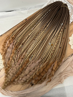 Войлочные дреды с кончиками из козы