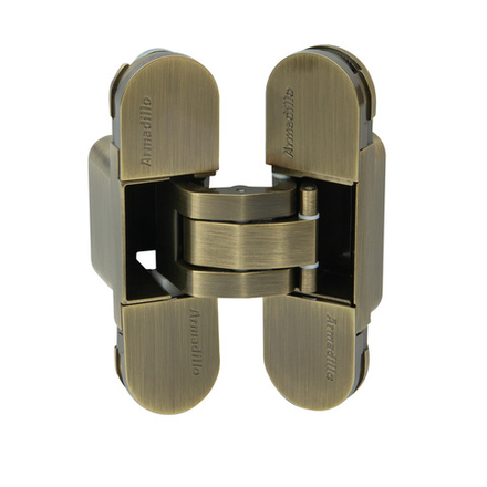 Петля Armadillo (Армадилло) скрытой установки U3D2000.TG AB бронза