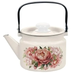 Чайник эмал 2,0л Букет пионов