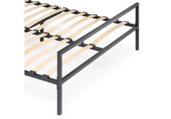 Двуспальная кровать Эгерт 160х200 черный / antracite