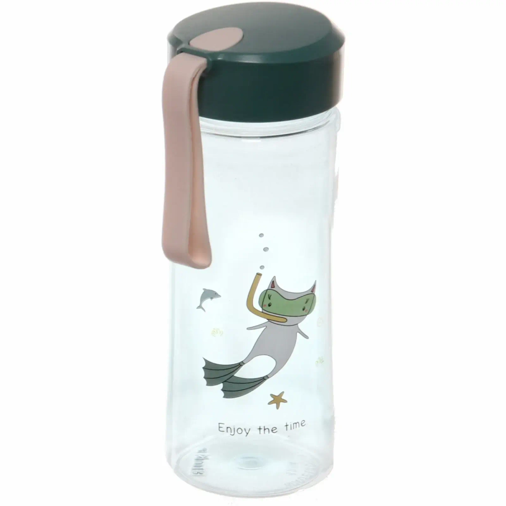 Бутылка питьевая пластиковая 480мл «Enjoy the time зверушки»