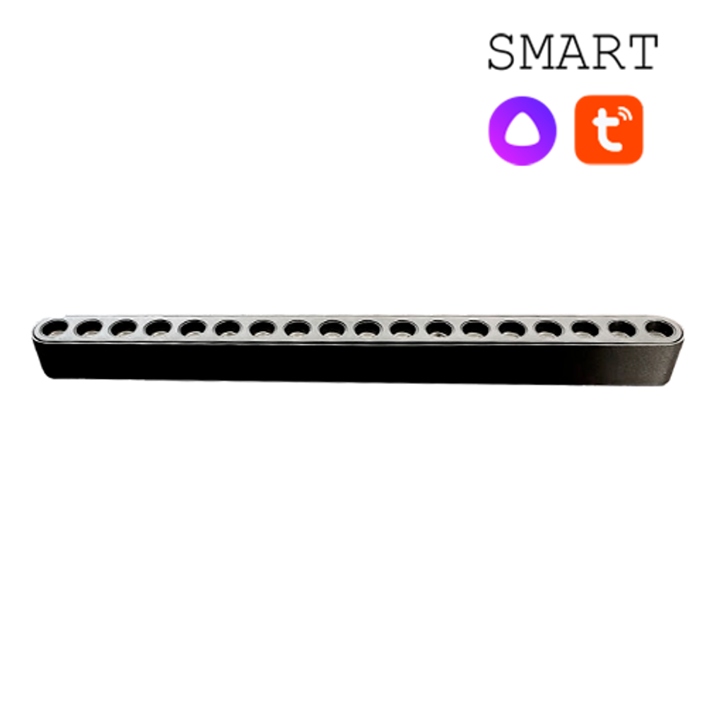 CLARUS SMART Магнитный ультратонкий трековый светильник AKCENT черный, 18W, 2700~6000K, 50 шт