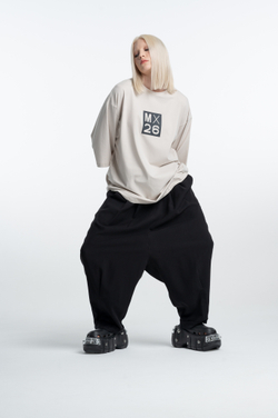 Футболка oversize из легкого трикотажа