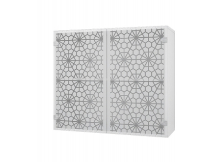 Камелия (Горизонт) Шкаф со стеклостворками 800мм