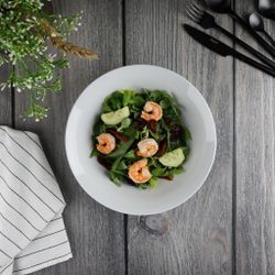 Салатник 1300 мл d 22,8 см h6,1 см белый фарфор Glory P.L. Proff Cuisine [6]