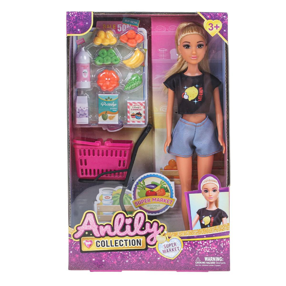 Кукла тип модель, с аксесс. коробка 616982