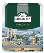 Чай черный AHMAD TEA Tea Earl grey с бергамотом байховый к/уп (Россия) 100пак