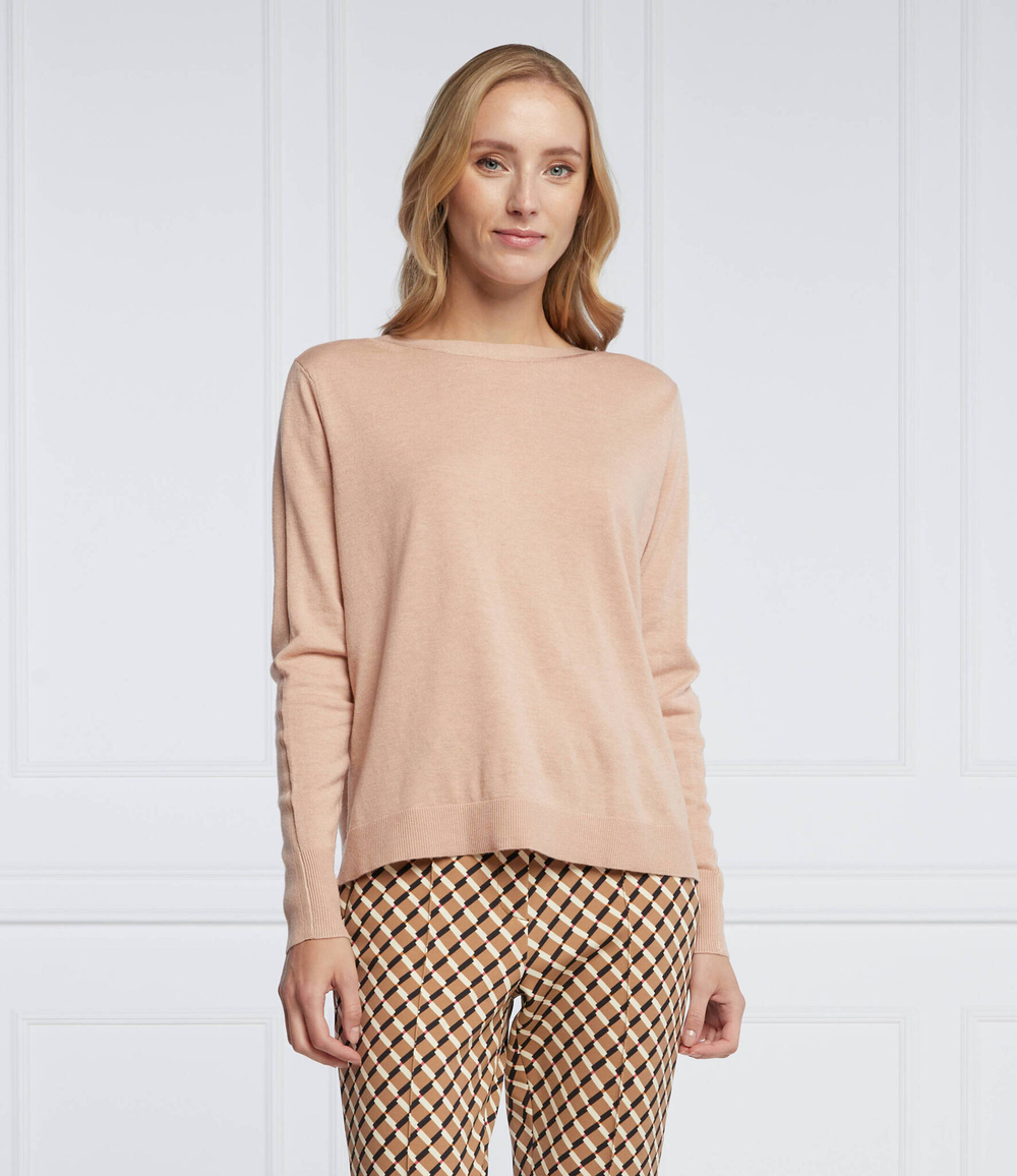 Хлопковый свитер Marc Cain - персиковый(SC 41.06 M50)