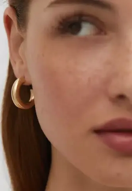 STRADIVARIUS Набор из 6 пар сережек, золотой