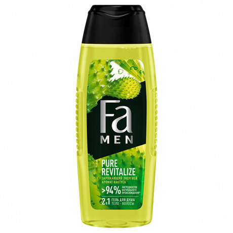 ФА Men Гель для душа мужской Pure Revitalize Кактус 2в1 250 мл (2433)