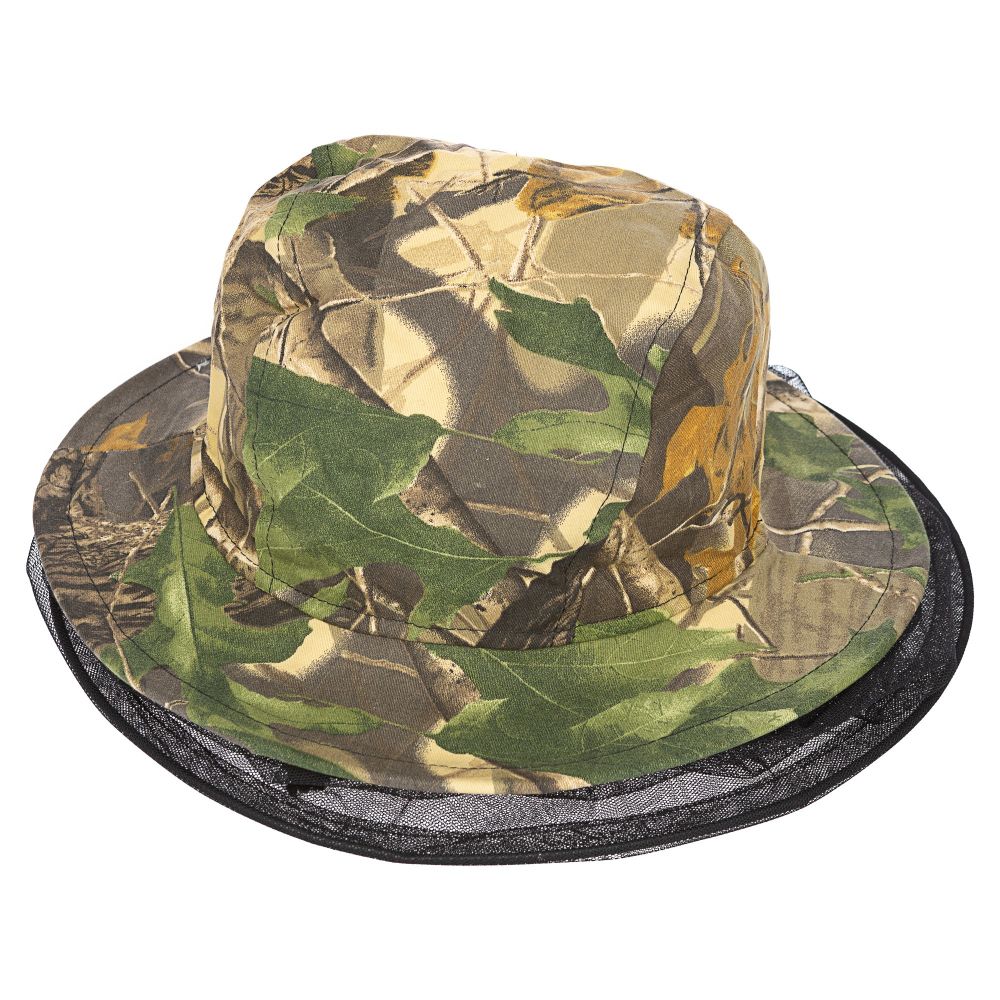 Панама-накомарник с кольцом Антигнус ткань Смесовая цвет Лес