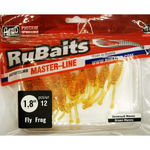 12 шт. 4,5 см Рыболовные, силиконовые приманки рачки. Головастик RuBaits Fly Frog Набор для рыбалки на щуку, судака, окуня, форель Для зимней рыбалки, микроджиг.