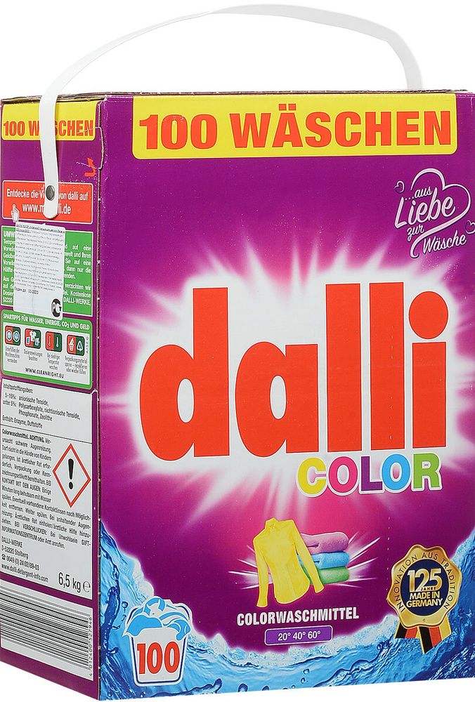 Стиральный порошок Dalli Color для цветного белья 6,5 кг 100 стирок