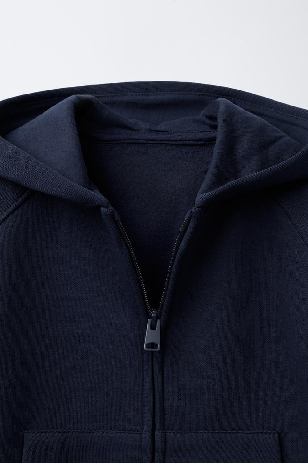 ZARA БАЗОВАЯ ТОЛСТОВКА НА МОЛНИИ, МОРСКОЙ СИНИЙ