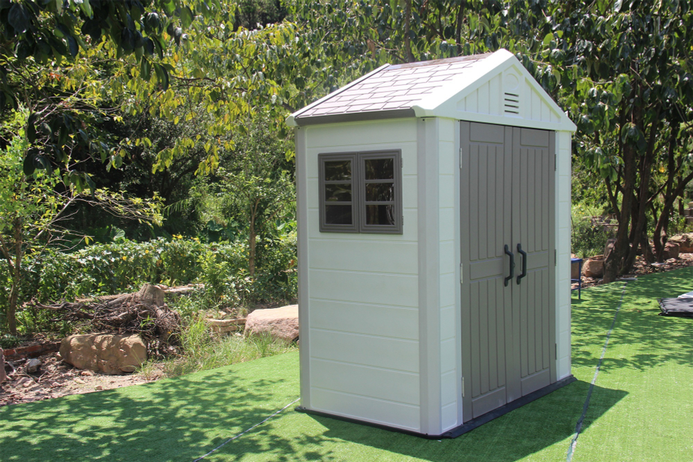 Садовый пластиковый сарай HouzBlock Comfort-1 (2.2x1.2 м)