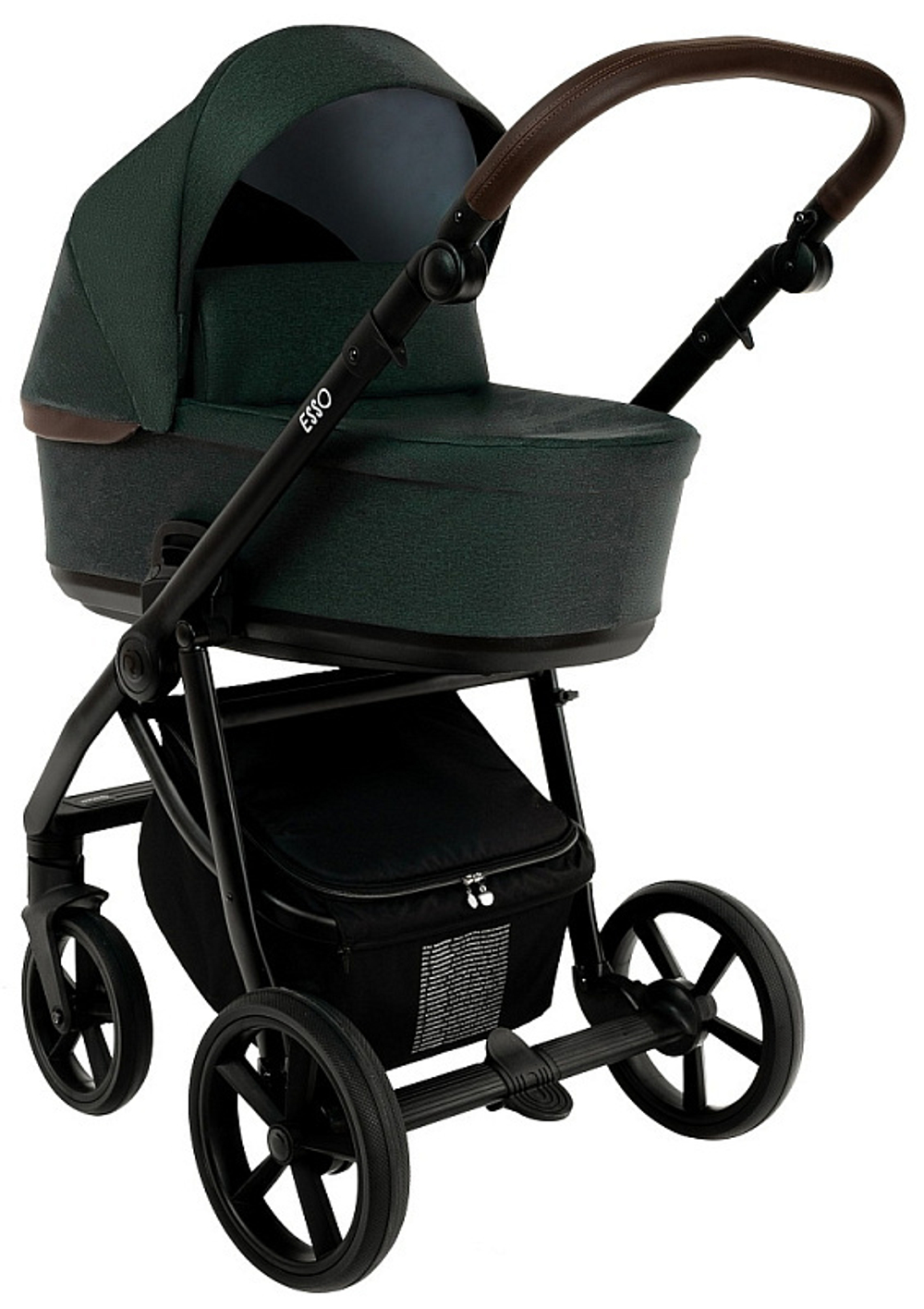 Детская коляска Roan Esso 2025 2 в 1 ESS113/1 Dark Green/Black