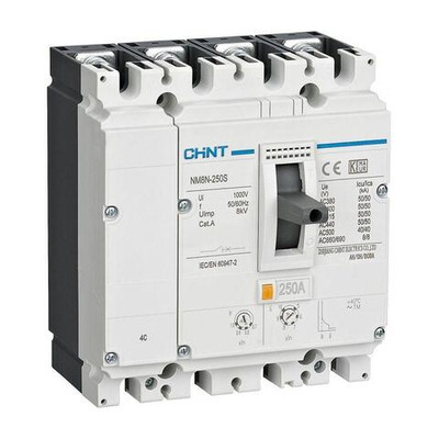 Выключатель автоматический 4п 50А 36кА NM8N-125C TM с рег. термомаг. расцеп. (R) CHINT 271556