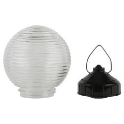 Светильник ЭРА НСП 01-60-003 подвесной Гранат стекло IP44 E27 max 60Вт D150 шар | 