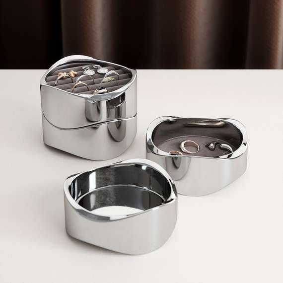 Органайзер для украшений wavy, хром