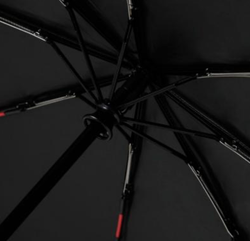 Зонт автоматический Konggu LED, черный