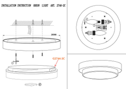 Накладной светильник Odeon Light 2746/2C
