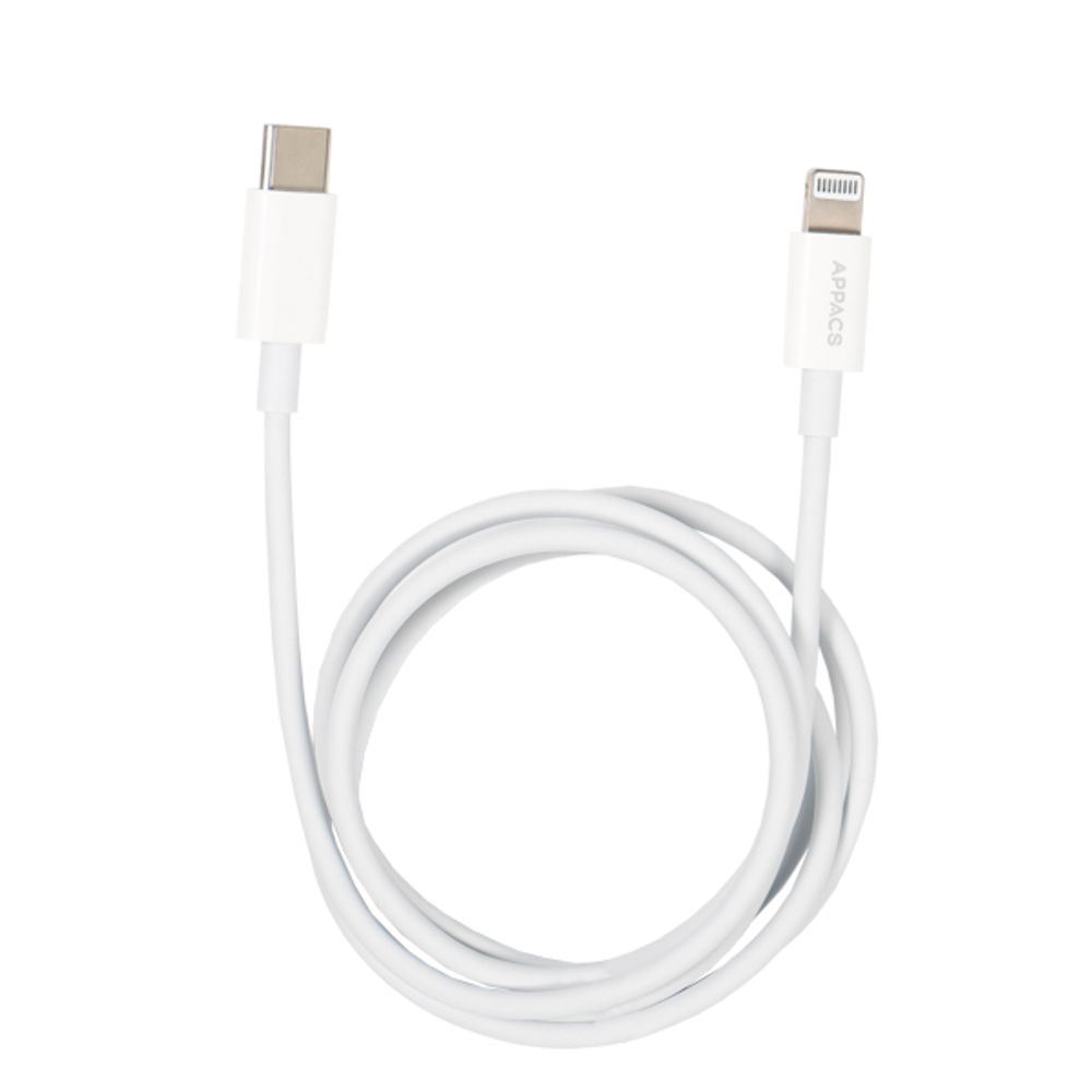 Кабель APPACS (рус.) APU18, PD (lightning for iPhone), 1 метр, 20W